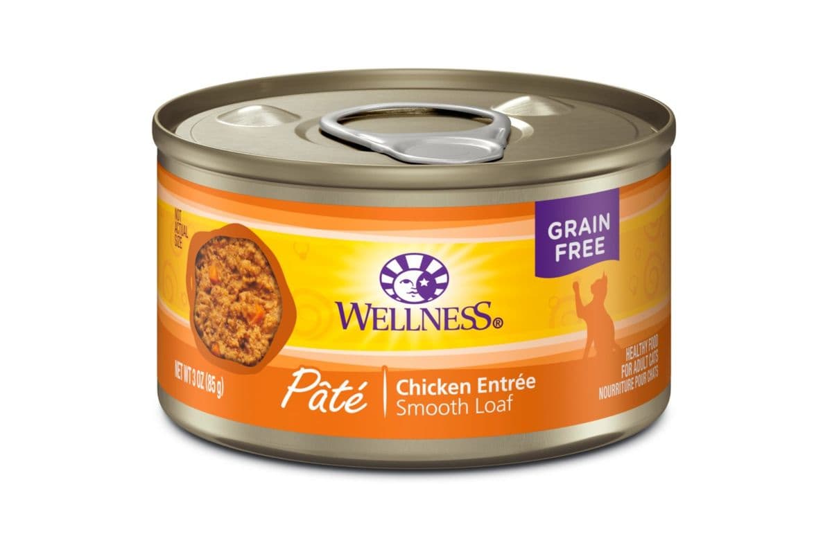 Wellness Complete Health Pate Chicken Entree Grain-Free Wet Cat Food Cans (3 oz)