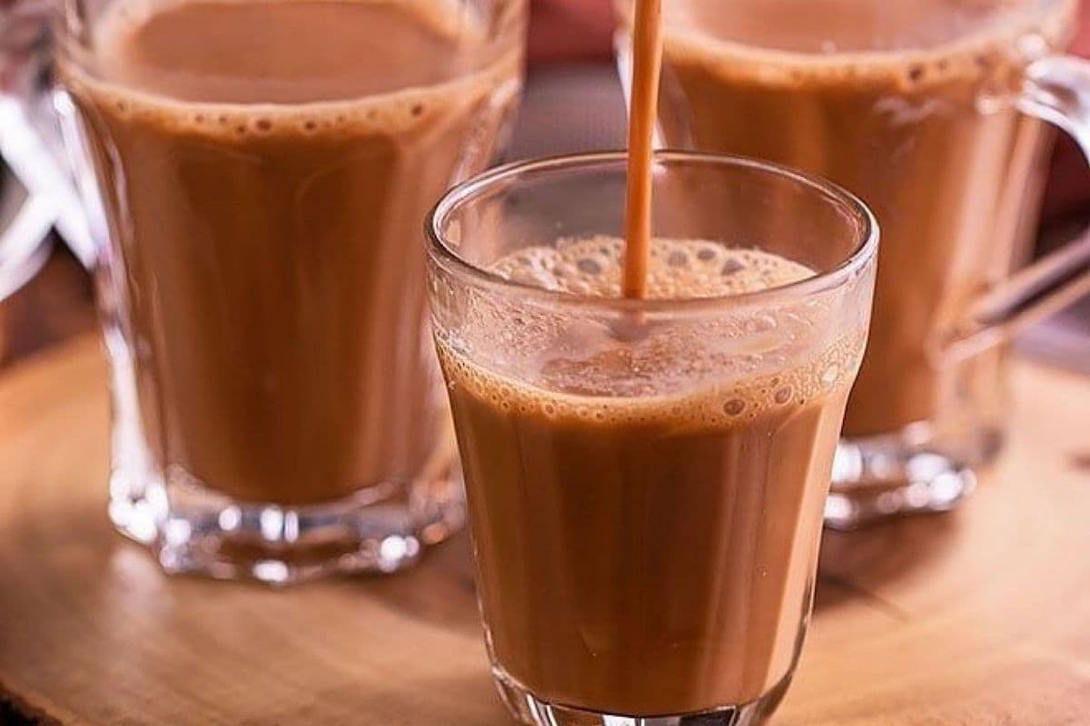 Hot Indian Style Tea contains Sugar