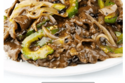 45. Beef in Black Pepper Sauce