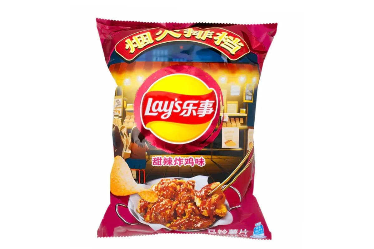 Lay's Sweet & Spicy Fried Chicken Potato Chips
