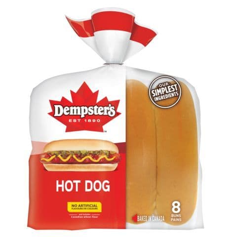 Dempster’s Bun Hot Dog 8s