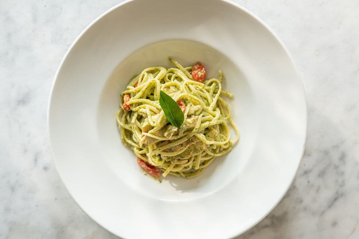 Linguine Pollo Pesto