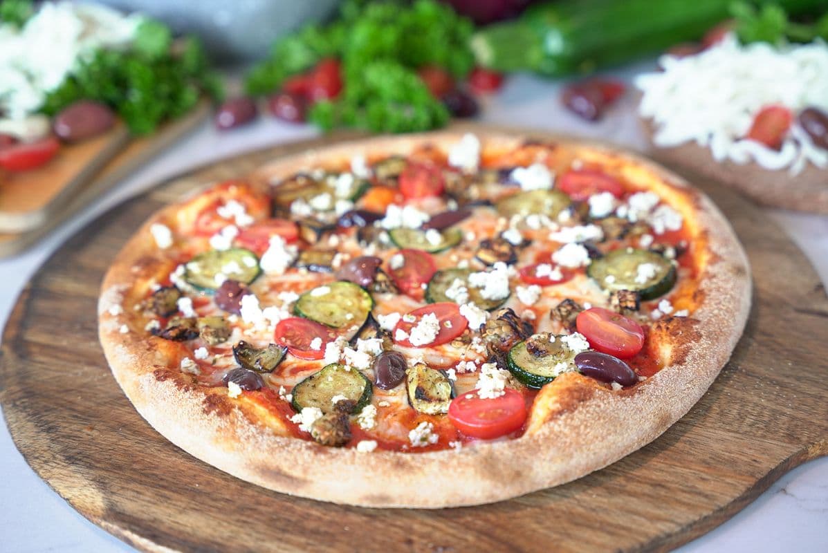 Veggie Sicilian Pizza