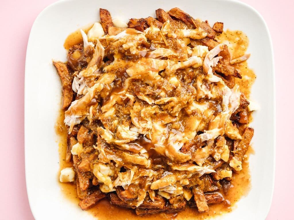 Grande poutine au poulet