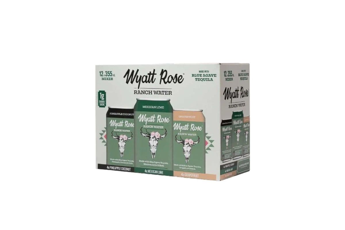 Wyatt Rose Ranch Water Mix Pack (12 Cans) (12 x 355ml)