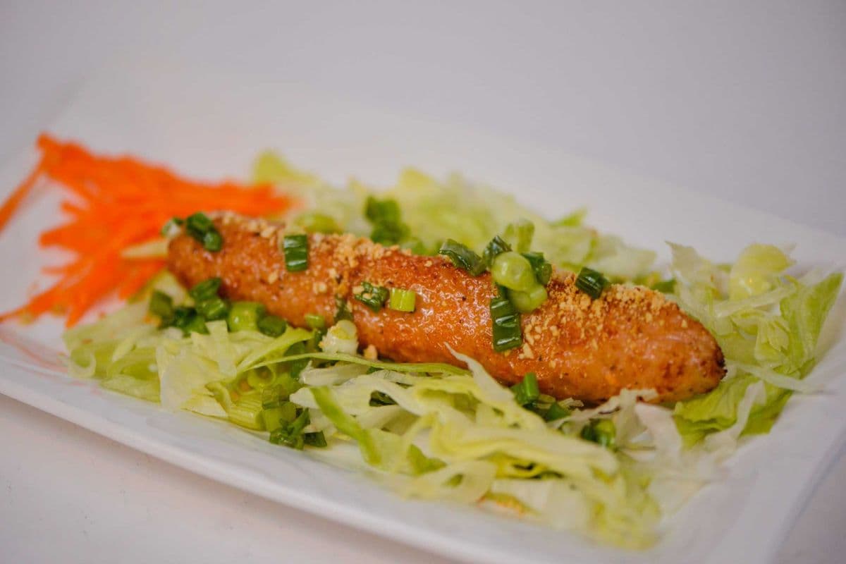 7. Deep-Fried Shrimp Paste on Sugar Cane (1 pc)