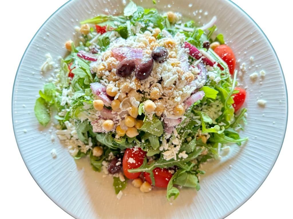 Chickpea Arugula Salad – Dinner Size