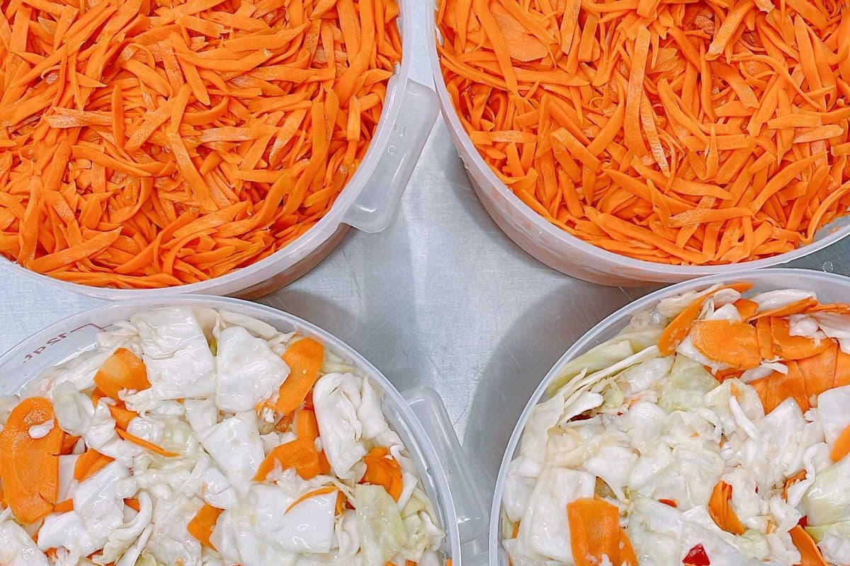 Homemade Carrot Pickles and Vietnamese Kimchi (500 g)