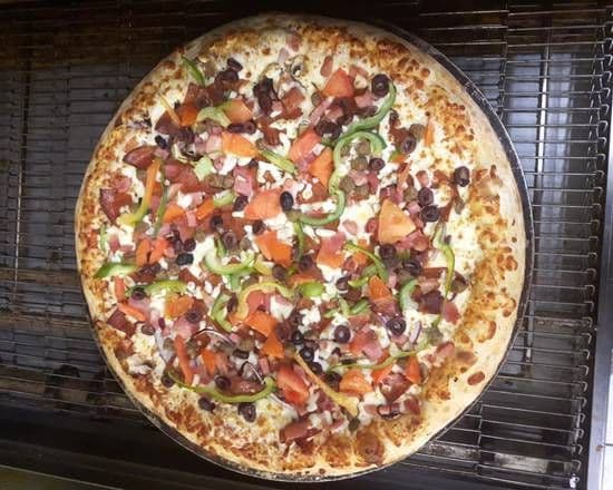 Thick Crust XL Mama Mia Pizza / Très Grande Croute Épaisse pizza Mama Mia