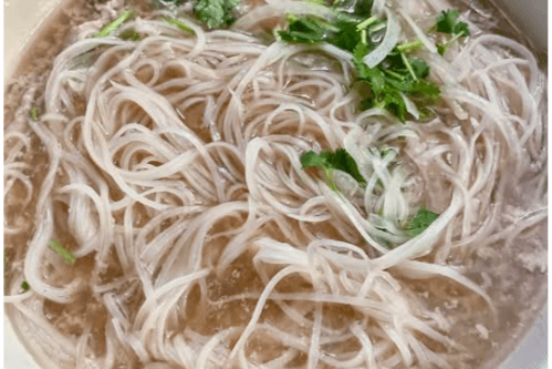 #1. Noodle Soup with Eye Round Steak