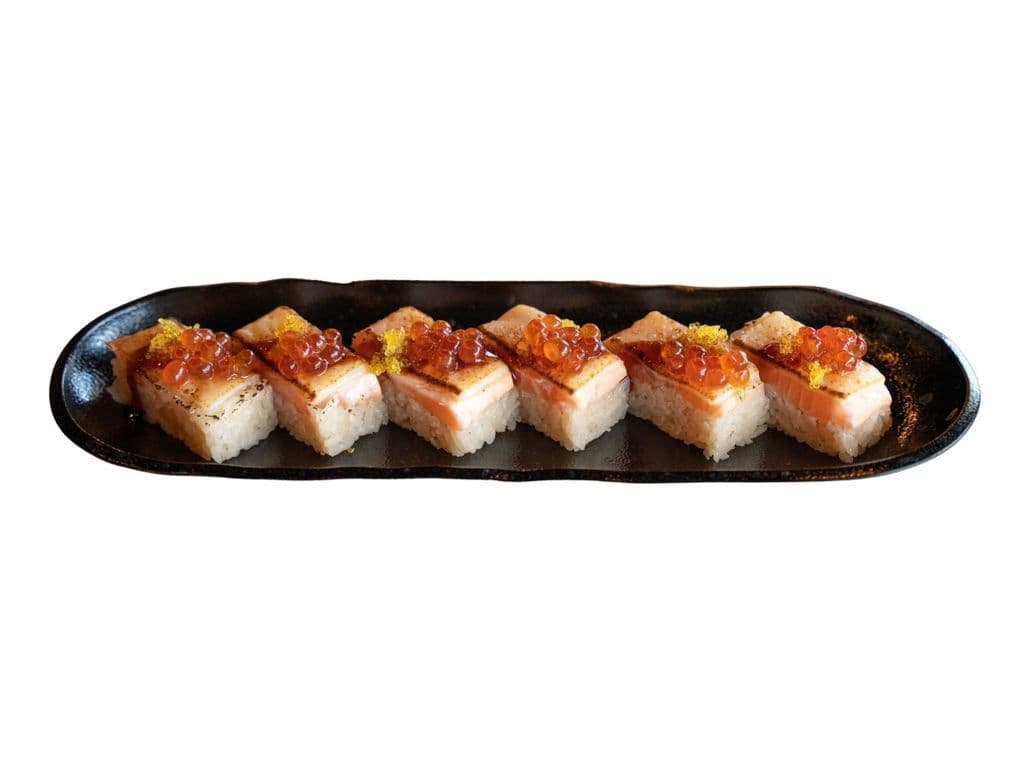 Seared Salmon Oshi