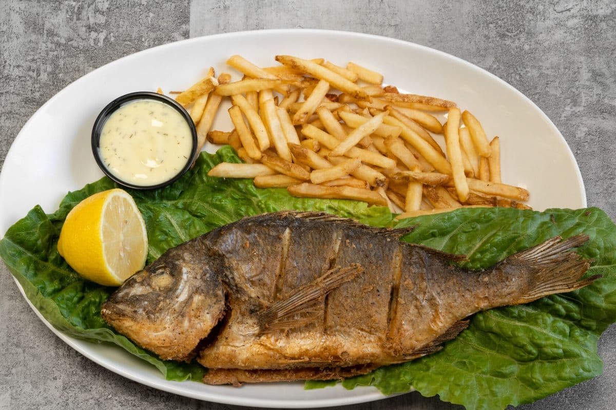 Fried Sea Bream Platter