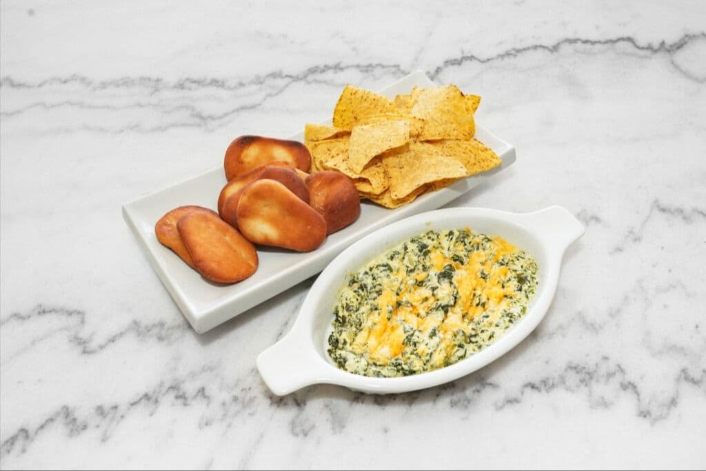Spinach and Artichoke Three Cheese Dip