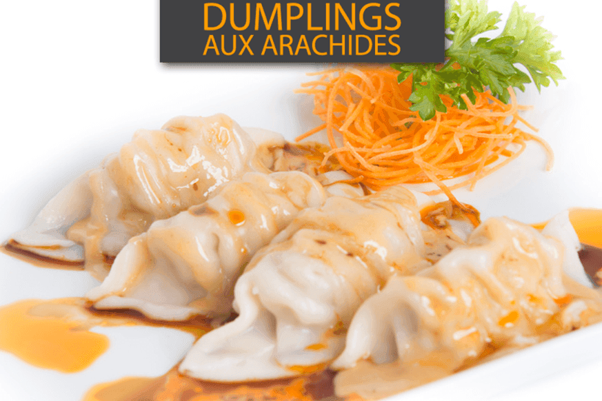 Dumplings aux sauces d'arachide / Peanut Butter Dumplings
