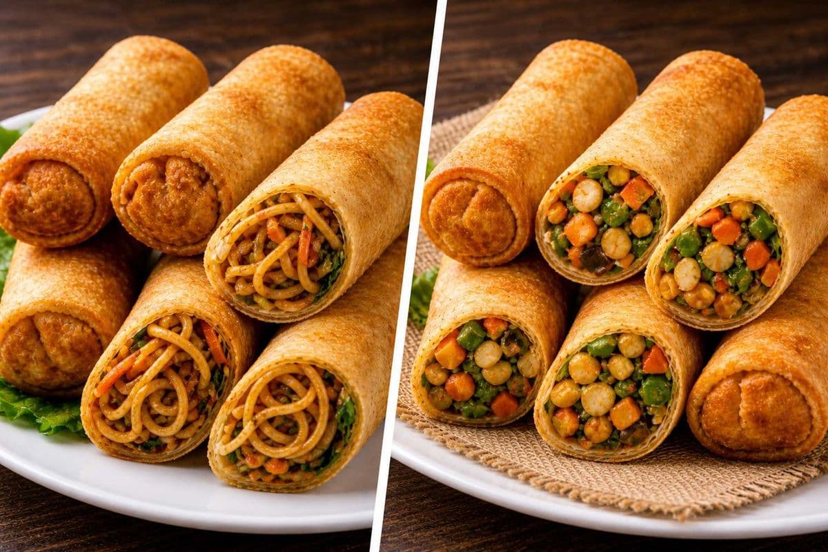 Crunchy Tapori's (Spring Roll 6 Pcs)