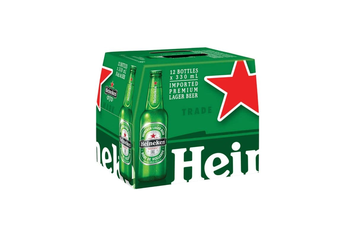 Heineken Lager (12 x 341 ml Cans)