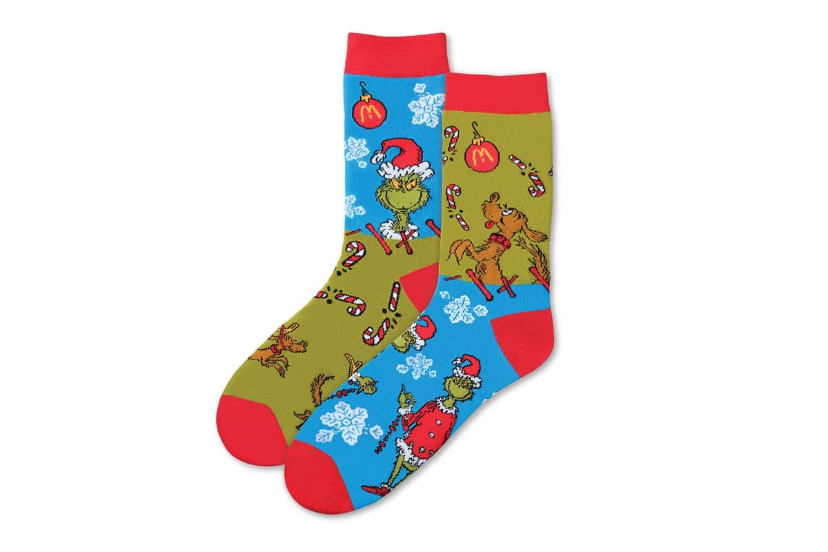 Grinch Socks