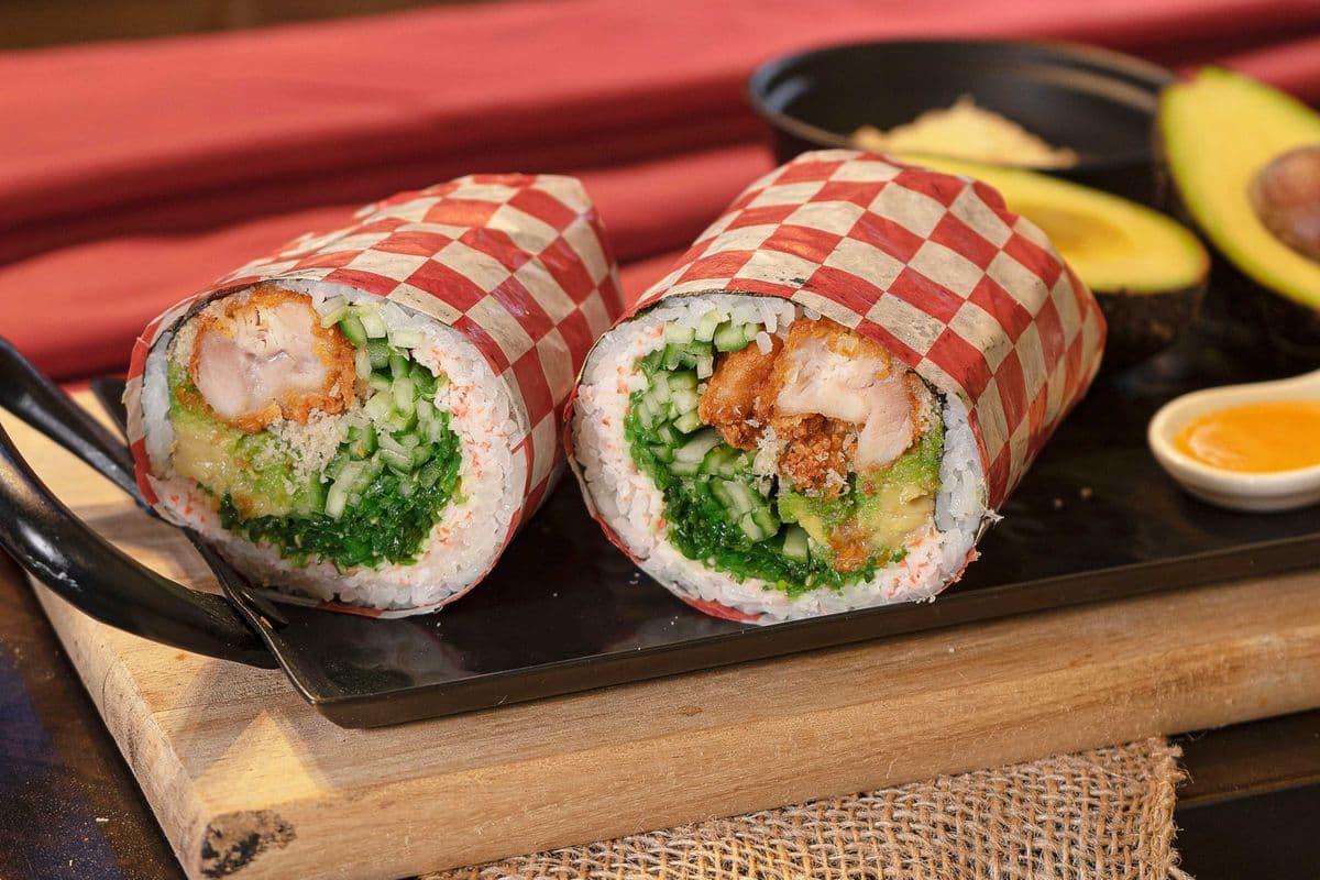Chicken Karaage Sushi Burrito