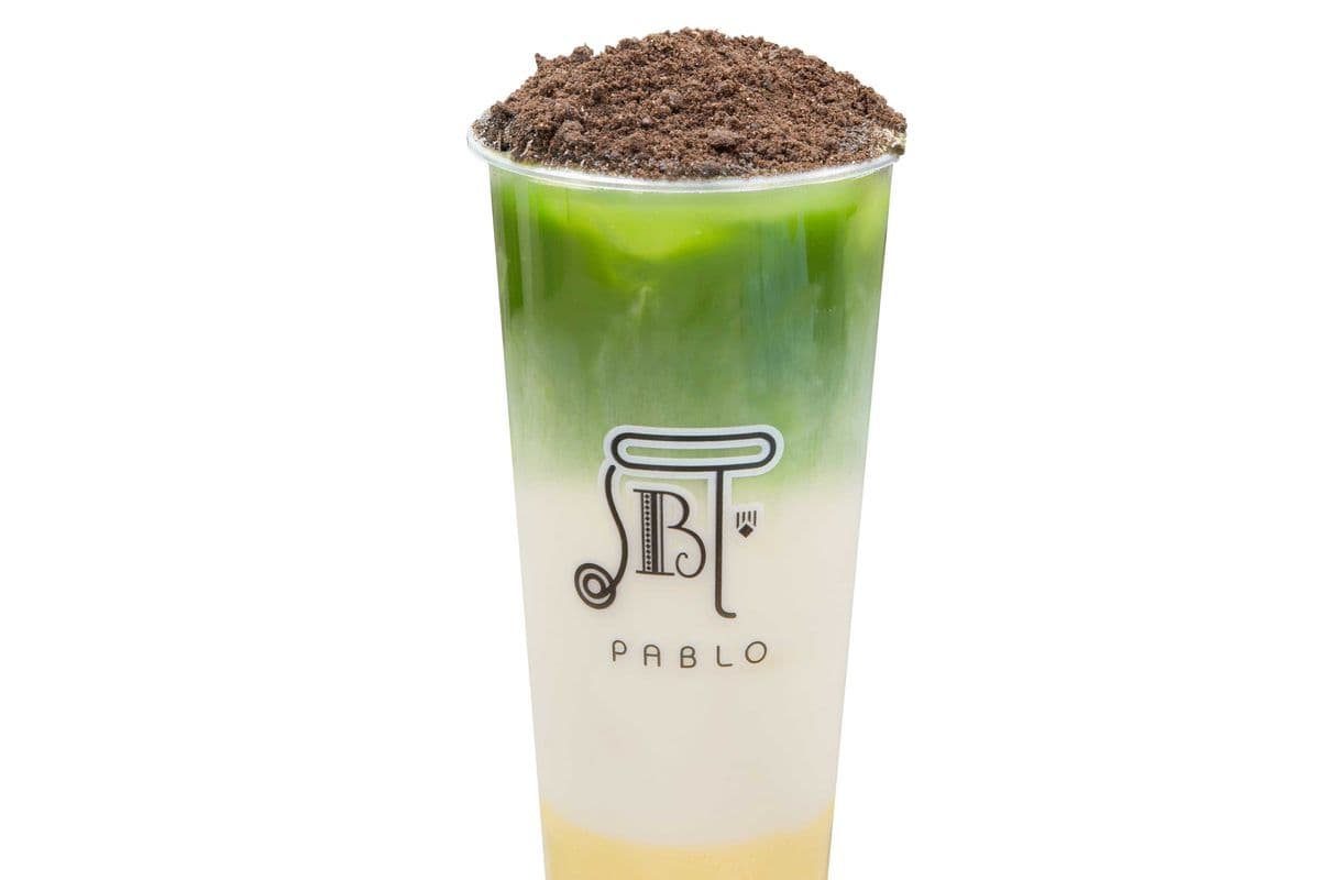 Matcha Oreo Brulee