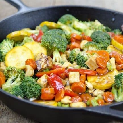 76. Stir-Fried Teriyaki Chicken with Vegetables