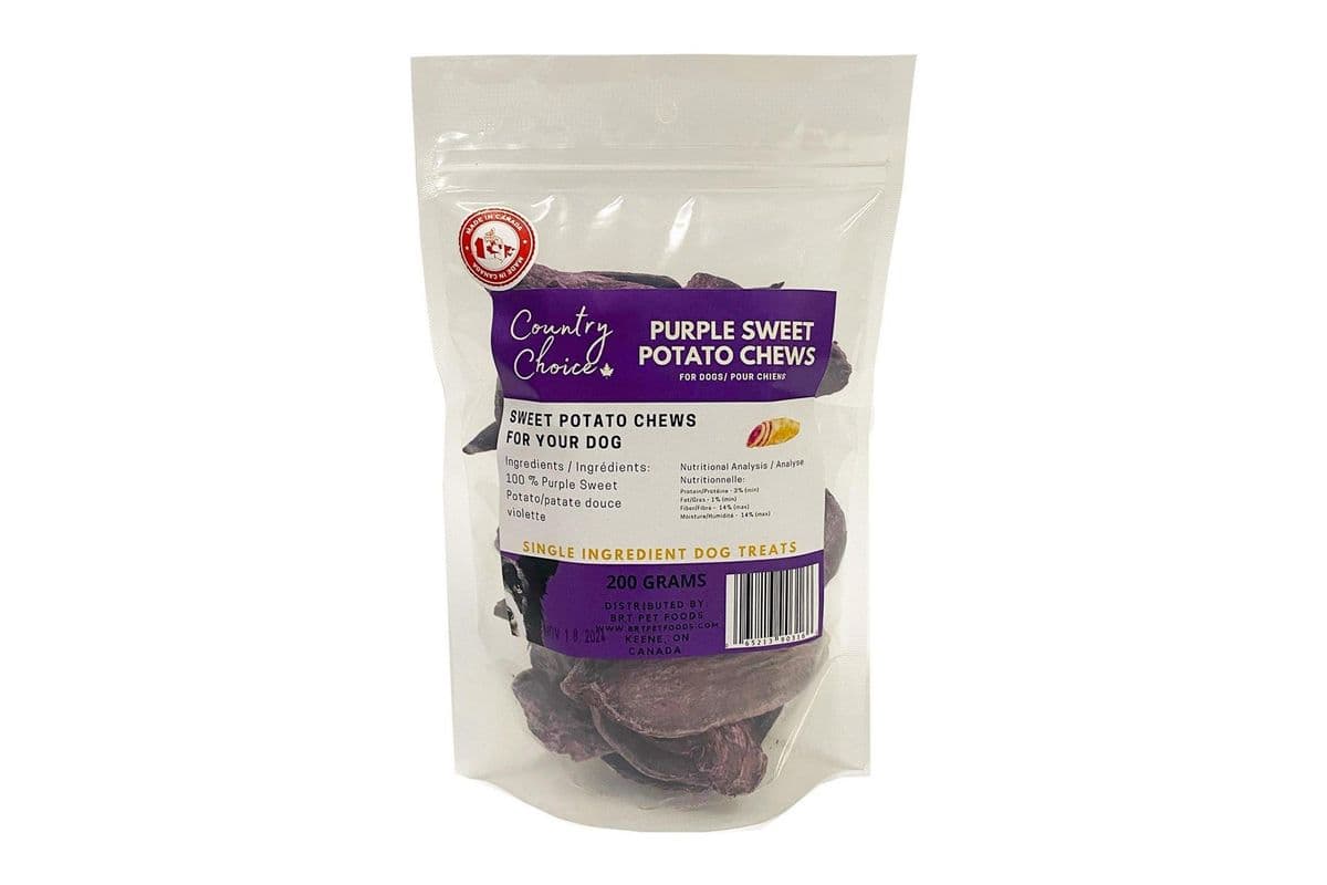 Country Choice Purple Sweet Potato Dog Treats (400 g)