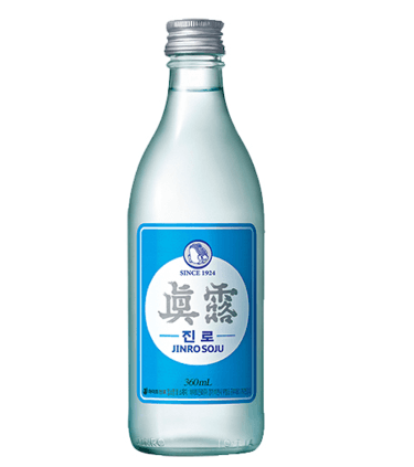 JINRO Is Back, Bottle Soju (360ml) (13.0% ABV)