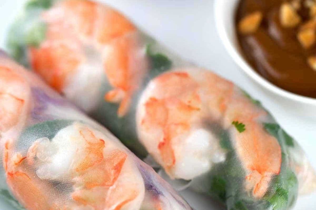 Salad Rolls (Shrimp)(4 pcs)