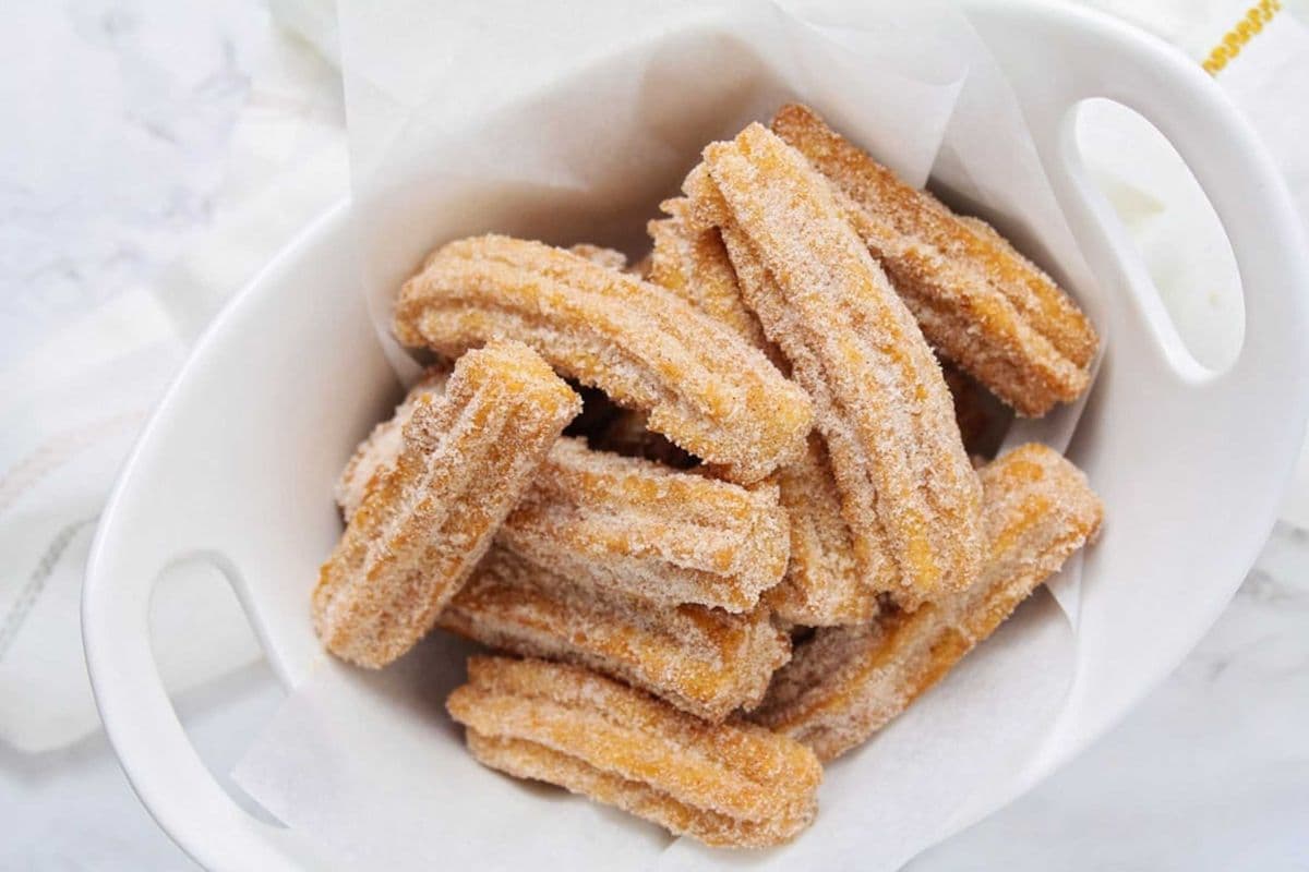 Chocolate filled Churros