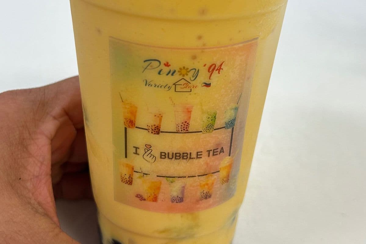 Mango Bubble tea (22 oz)