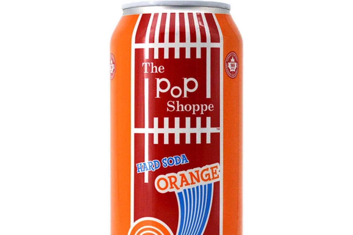 The Pop Shoppe Hard Soda Orange (1 x 473 ml Can)
