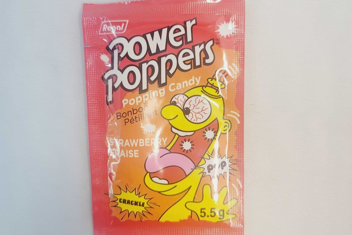 Power Poppers Strawberry Popping Candy (5.5 g)