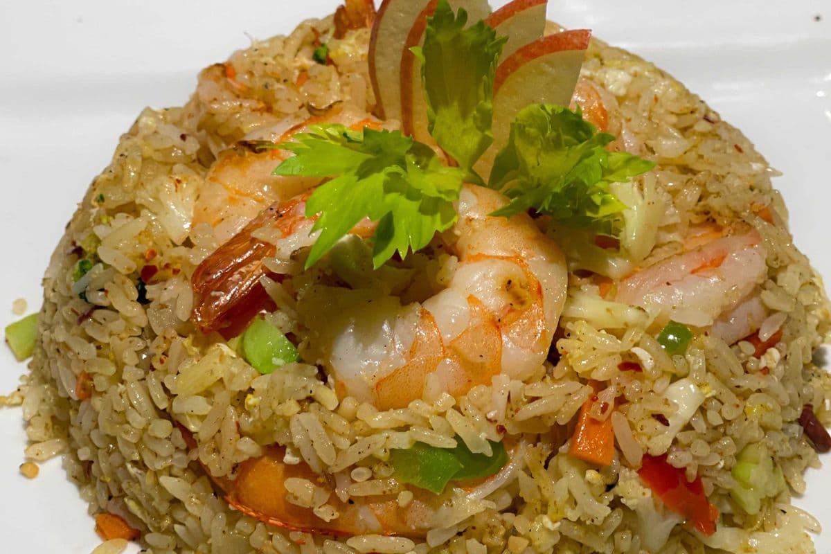 47- Riz frit aux crevettes / Shrimps Fried Rice