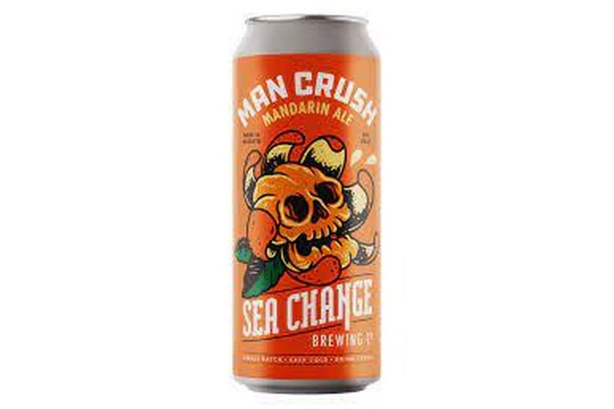 MAN CRUSH MANDARIN ALE 4PK 473ML SEA CHANGE (4PK)