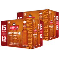 Sleeman Honey Brown Lager (30 Bottle x 341 mL)