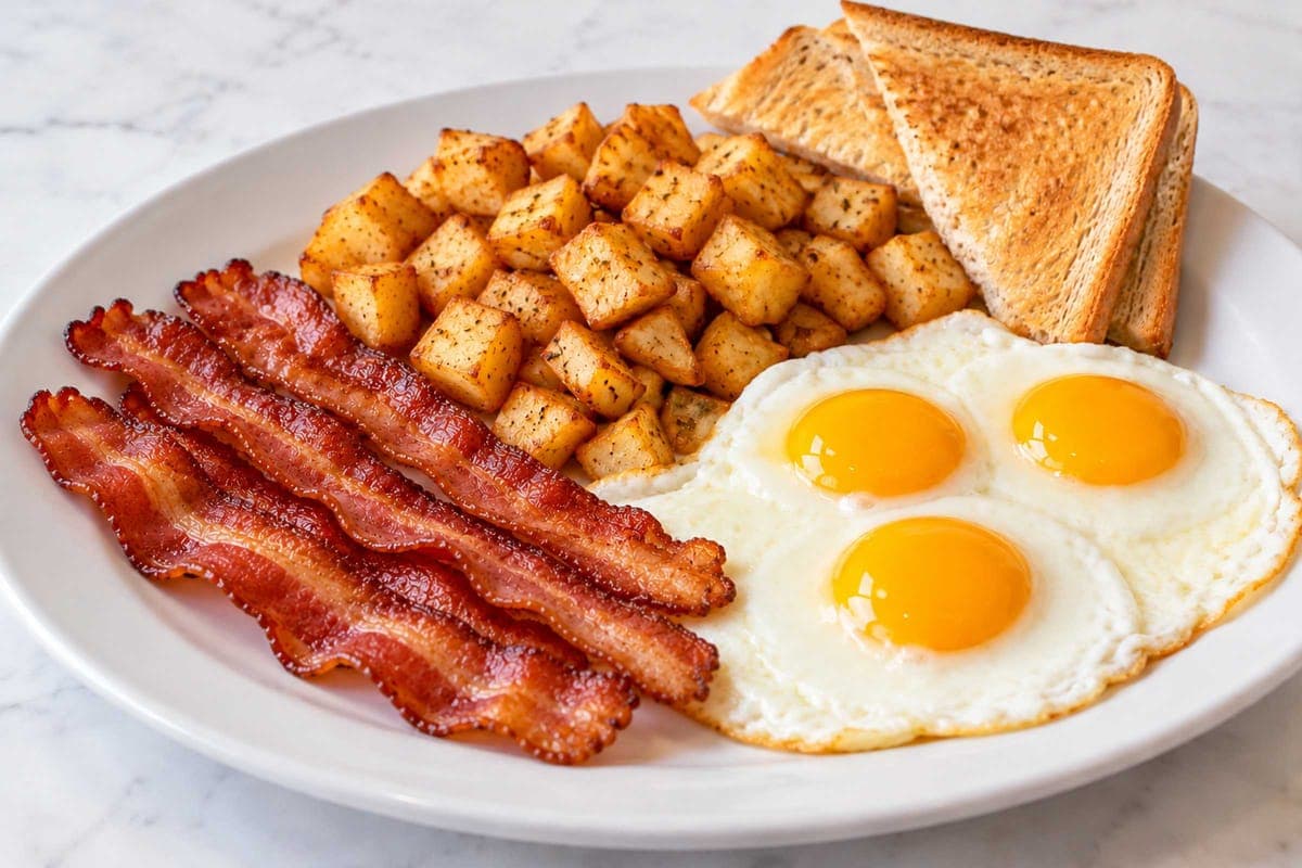 Meat and Three Eggs