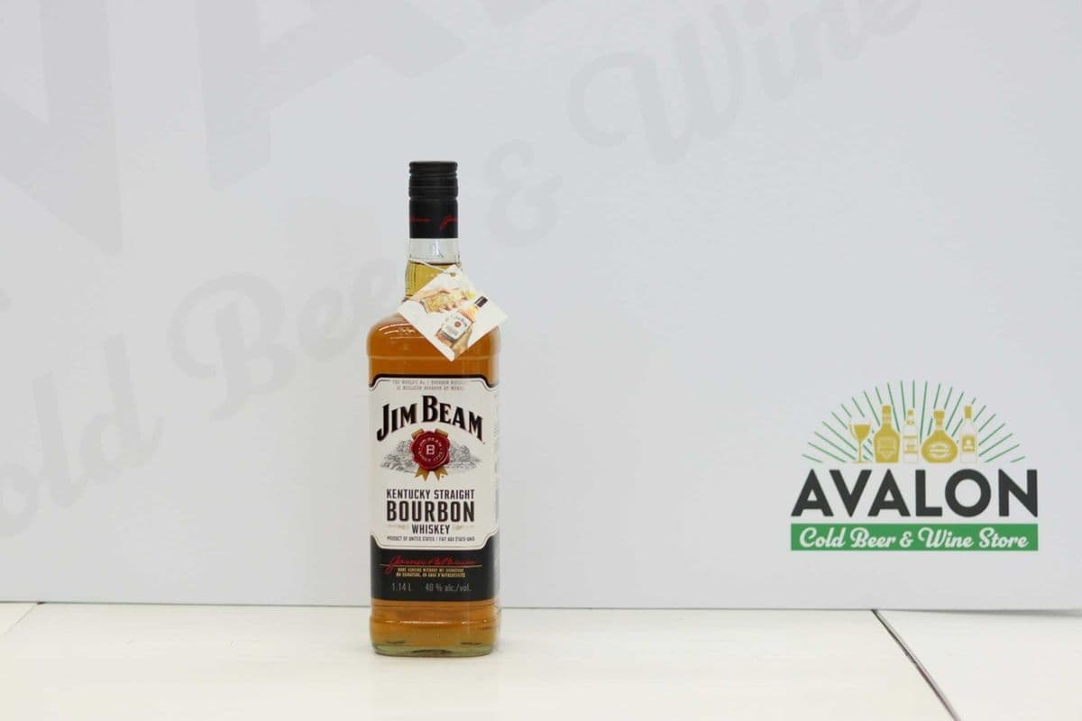Jim Beam White Label 1.14L Bottle (1 x 1.14L)