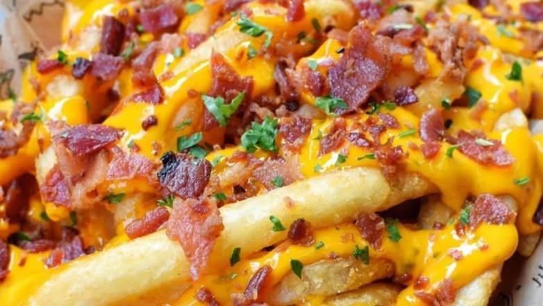 Smoky bacon cheese fries