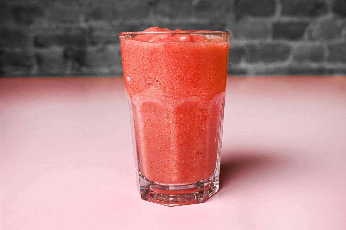 Smoothie fraise et basilic (12 oz)
