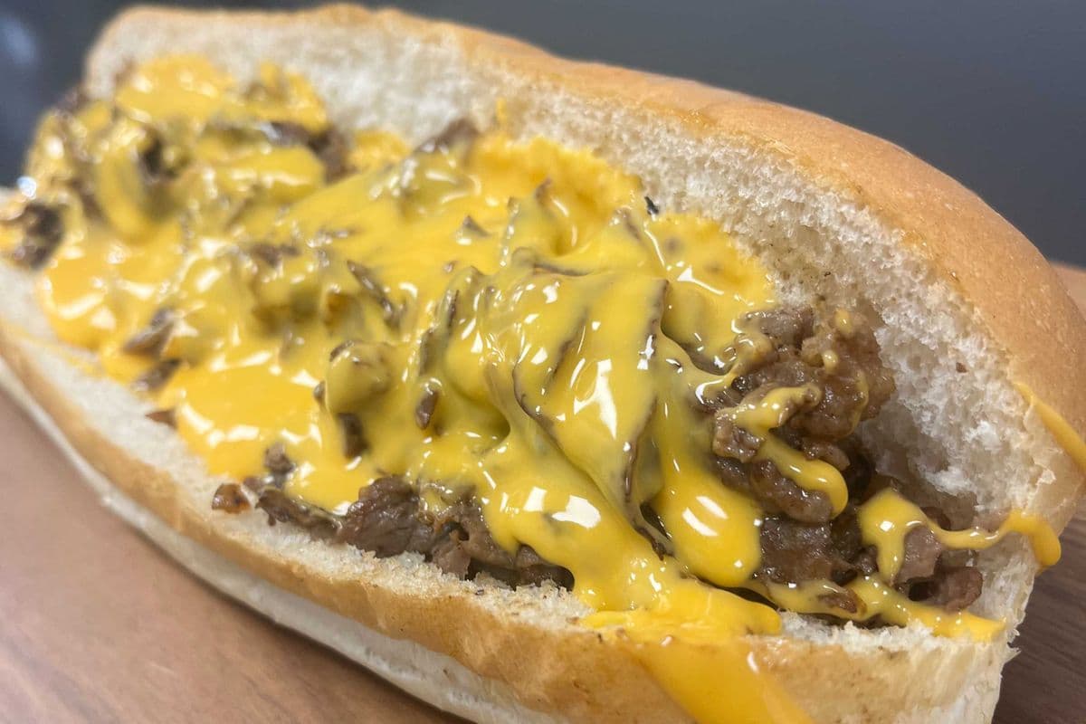 Beef Philly Cheese Steak Sandwich