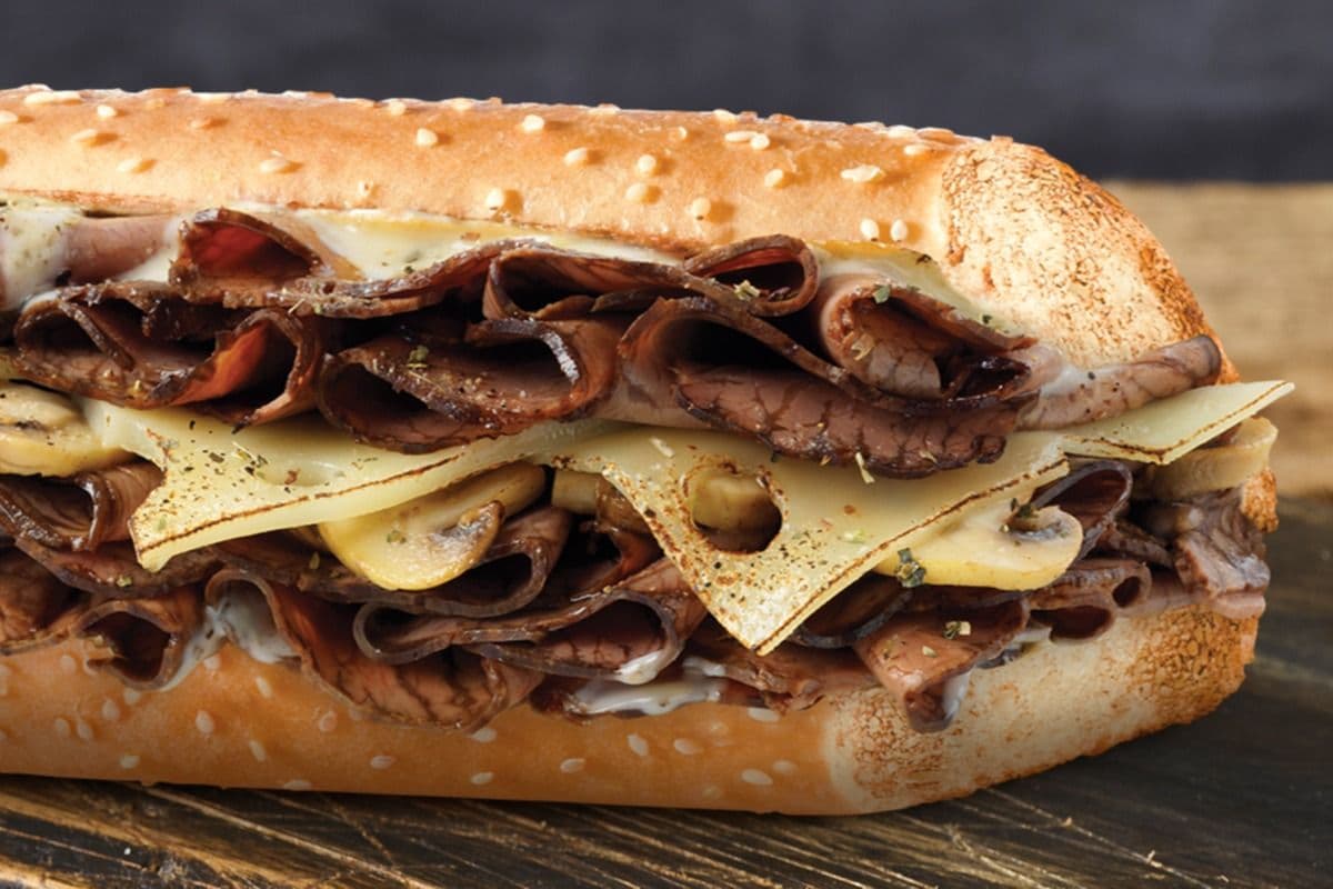 12" Large Beef and Swiss Melt