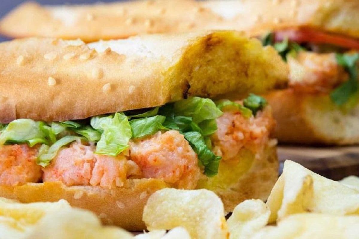 Lemon Herb Lobster and Seafood Club