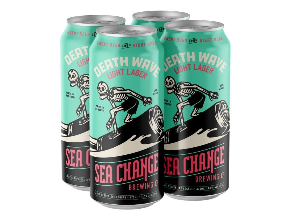 Deathwave Lager - 4 x 473mL cans (4.0%ABV)