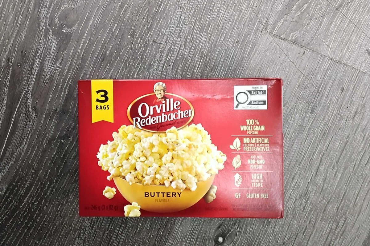 Orville redenbacher buttery popcorn 3 bags (246g)