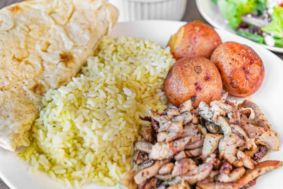 Pork Yeero Dinner