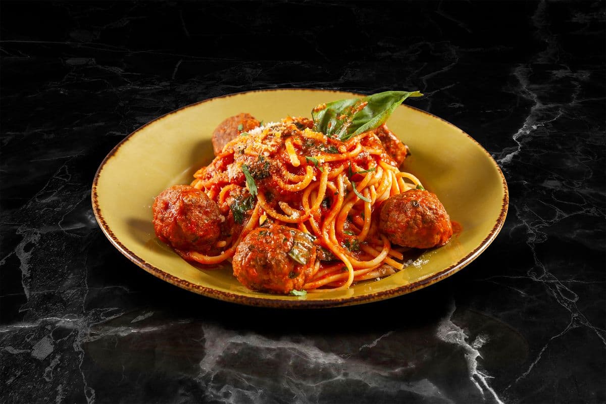 Linguini and Meatballs