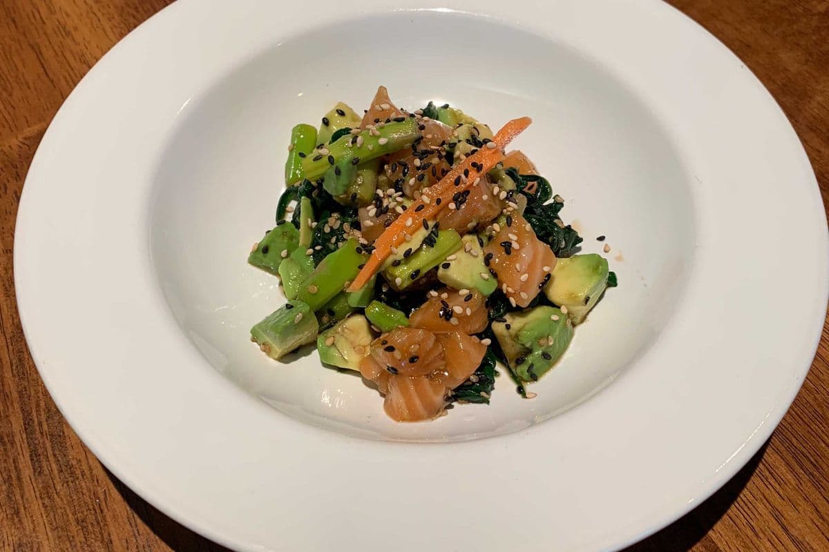 Tuna or Salmon Gomae Salad