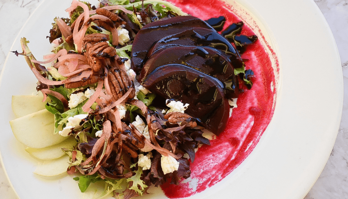 Roasted Beet and Goat Cheese Salad
