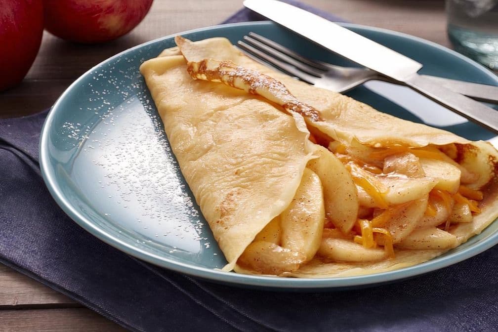 Crêpe Salées aux Pommes et Cheddar / Apple and Cheddar Savory Crepe