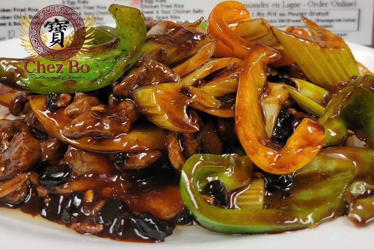 Boeuf à la Sauce Haricot Noirs/ Beef with Black Bean Sauce