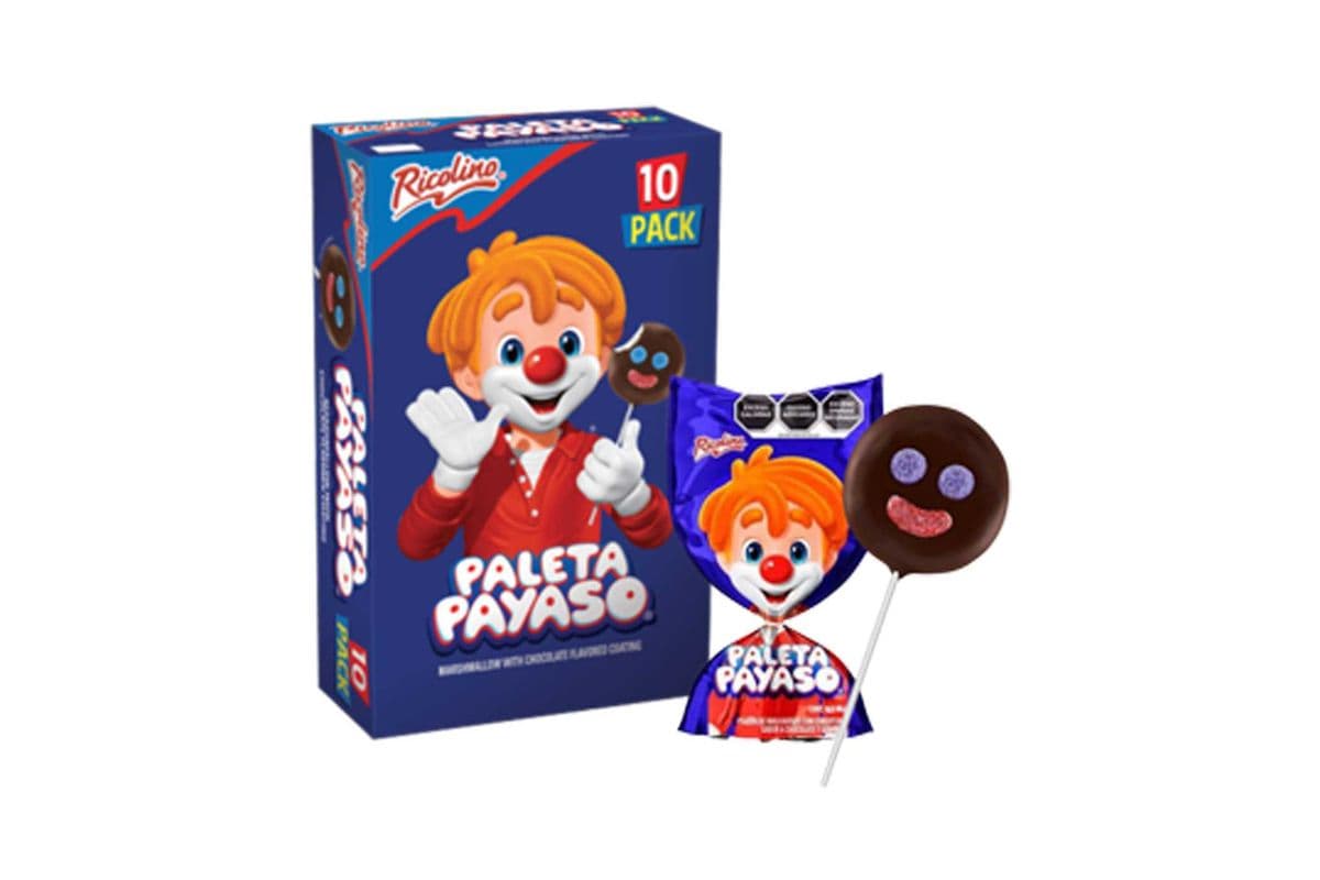 Ricolino Paleta Payaso (10 pcs) (15.8 oz)